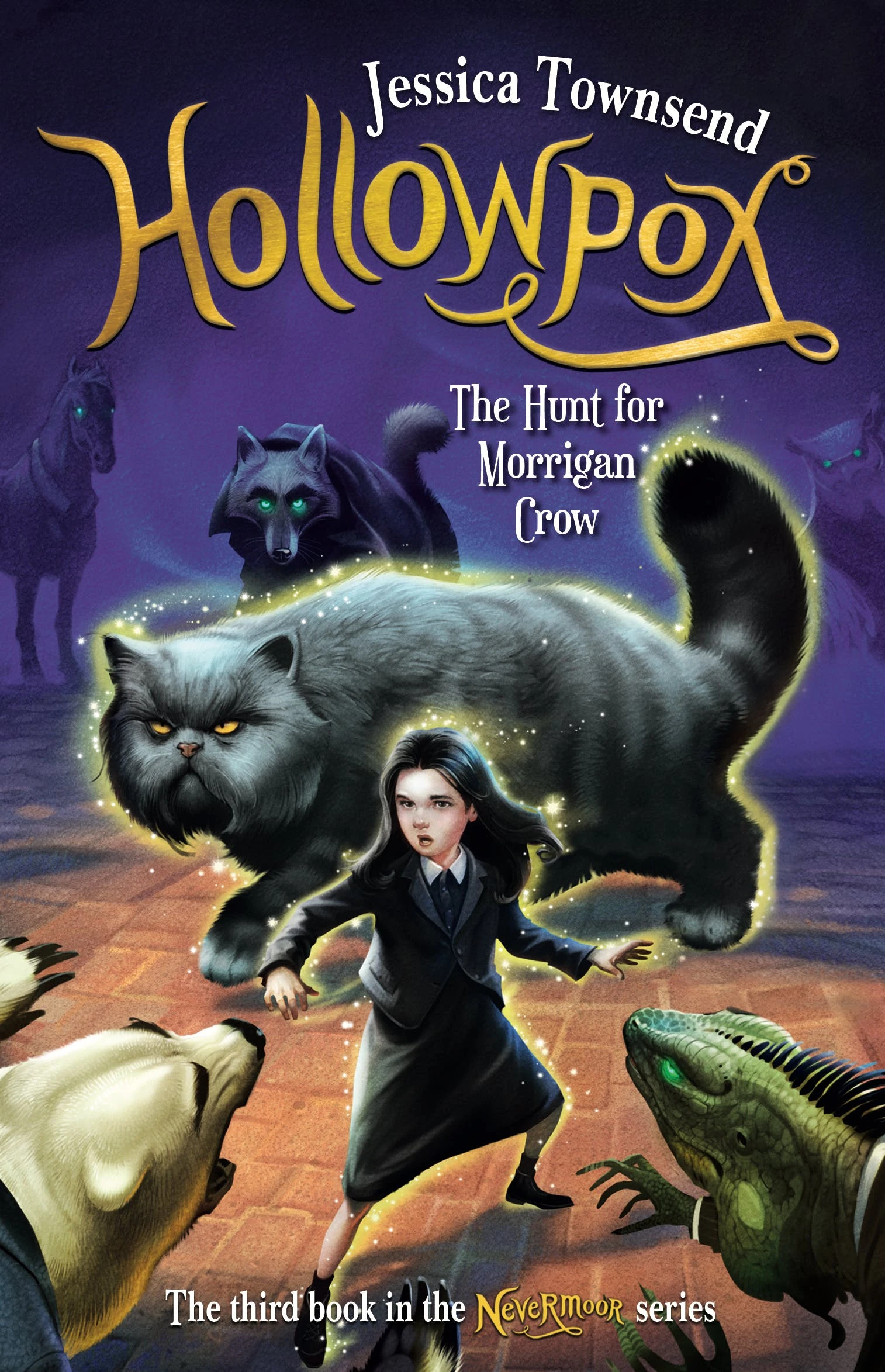 Hollowpox: The Hunt for Morrigan Crow book cover